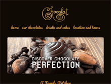 Tablet Screenshot of chocolatvictoria.ca